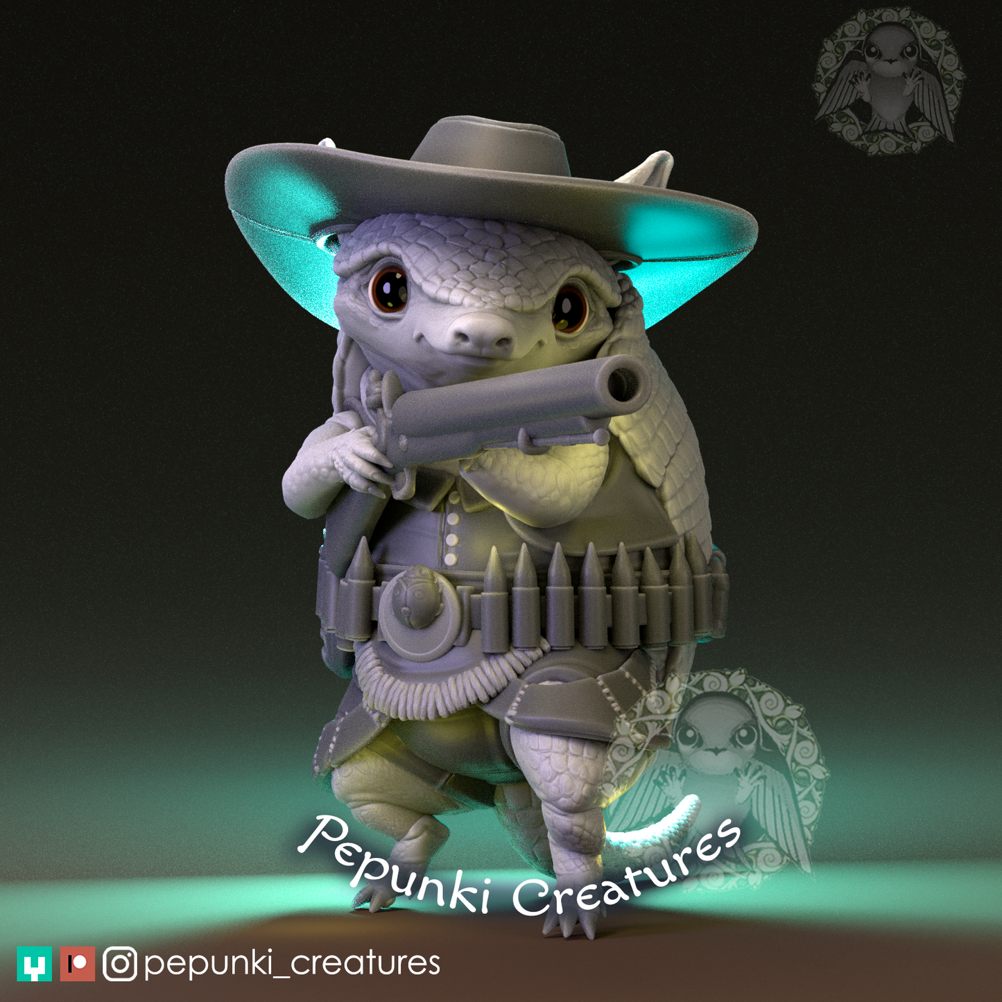 Armadillo Sharp Shooter