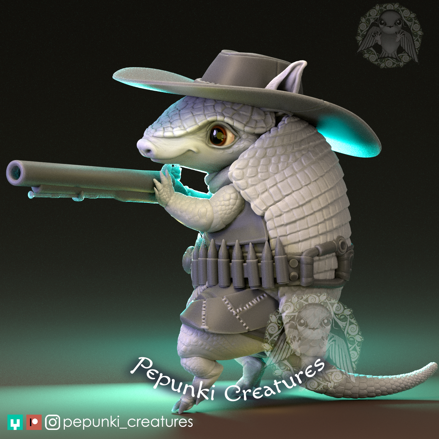 Armadillo Sharp Shooter