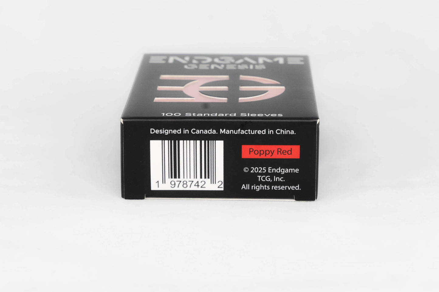 ENDGAME: GENESIS Standard Size Sleeves - Poppy Red