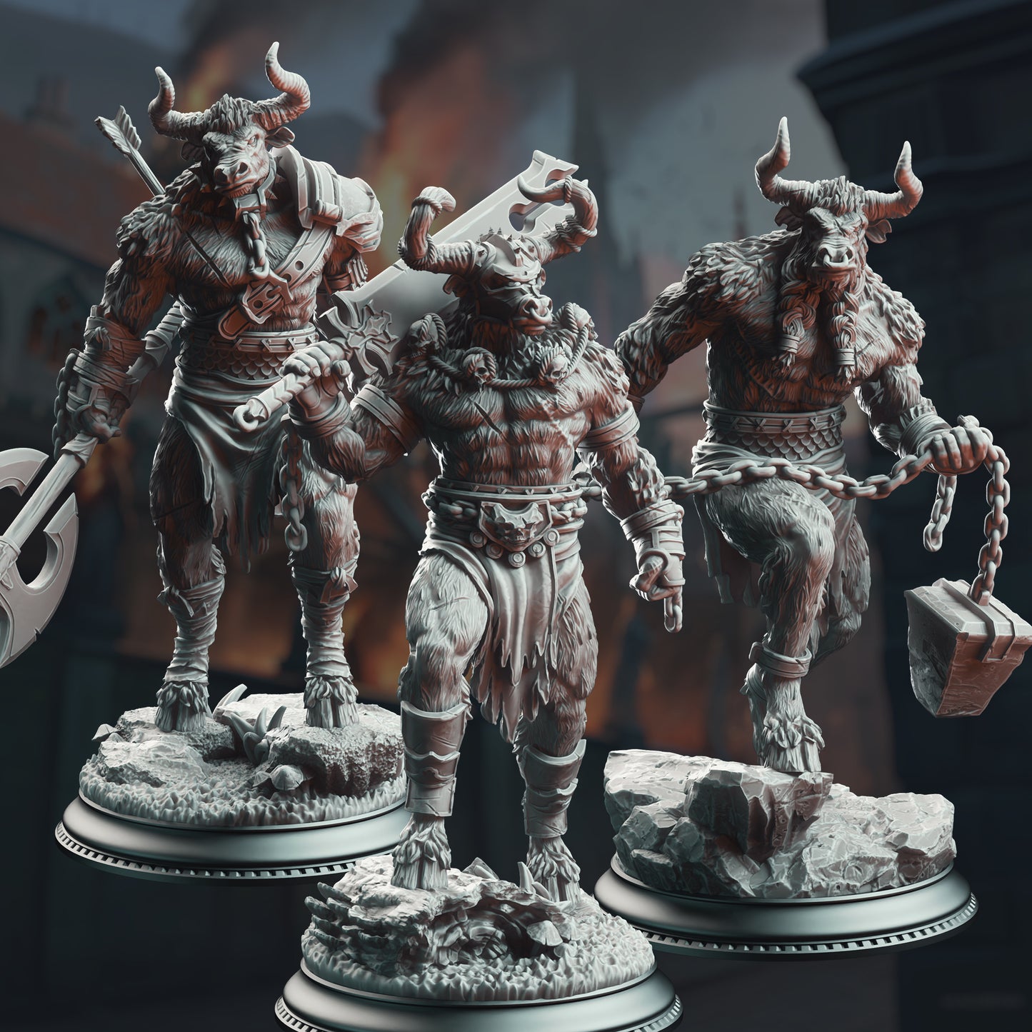 Minotaurs of the Labyrinth’s Depths