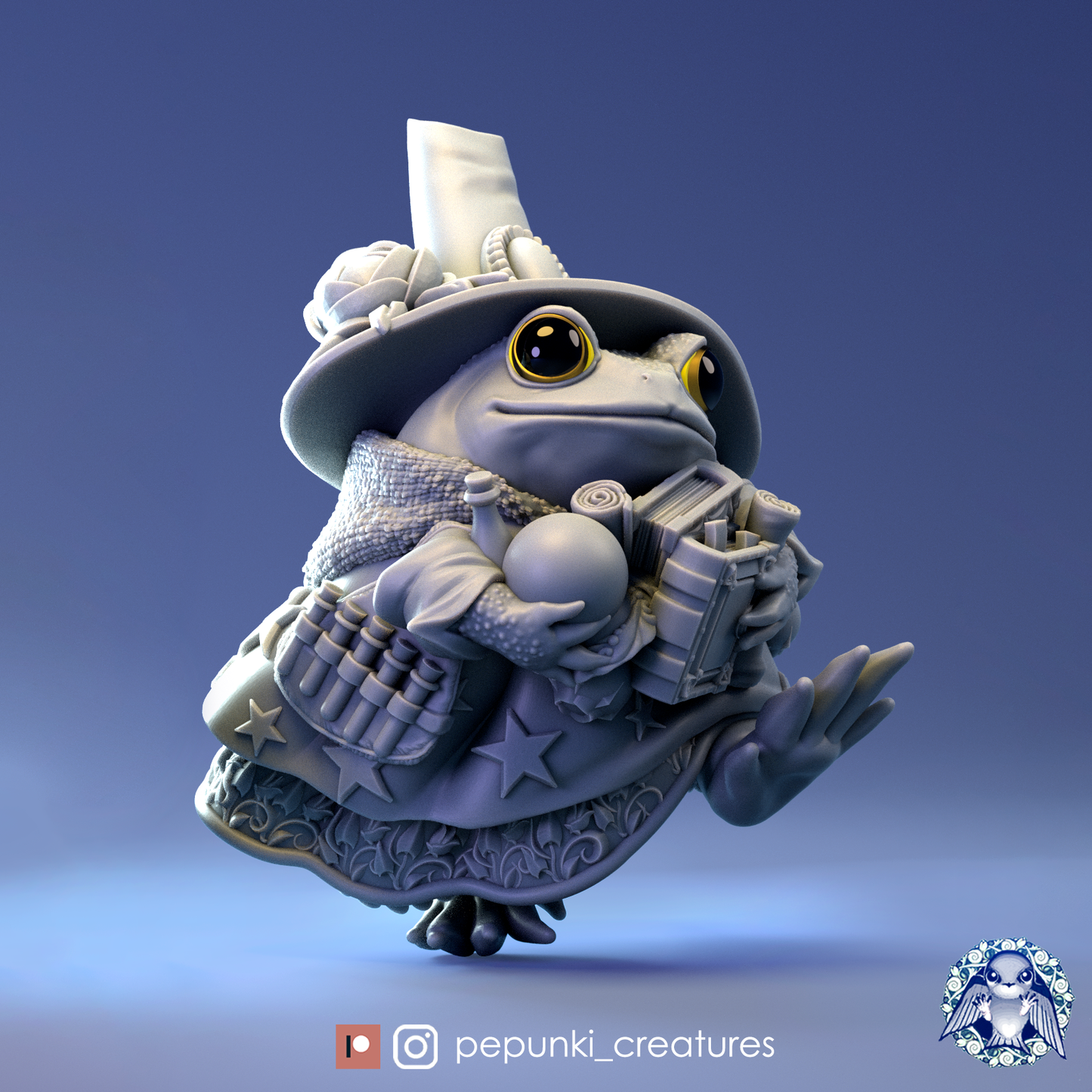Frog Wizardess Ribbitta Tomatina
