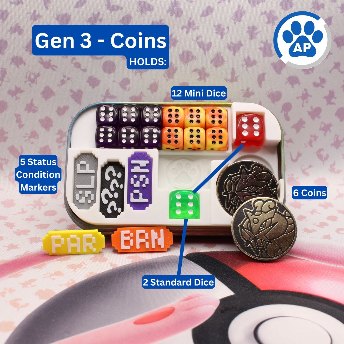 Pokemon TCG Tin Insert