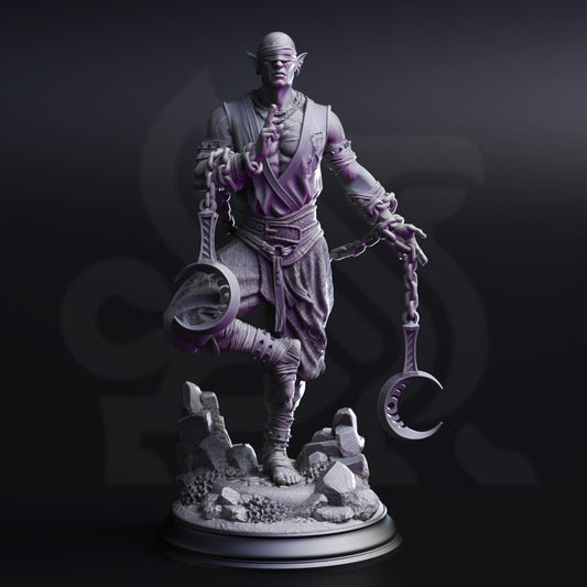 Uxas the Reborn – Drow Lunar Monk