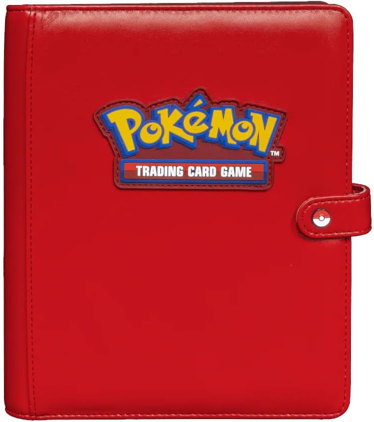Ultra Pro - Premium Red Snap 4 Pocket Binder