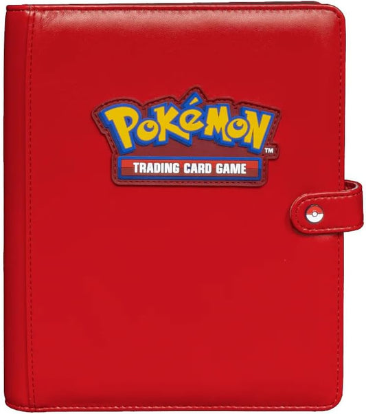 Ultra Pro - Premium Red Snap 4 Pocket Binder
