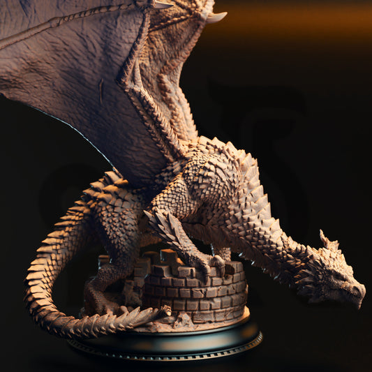 Azmordion the Ever-Prideful – Adult Silver Dragon