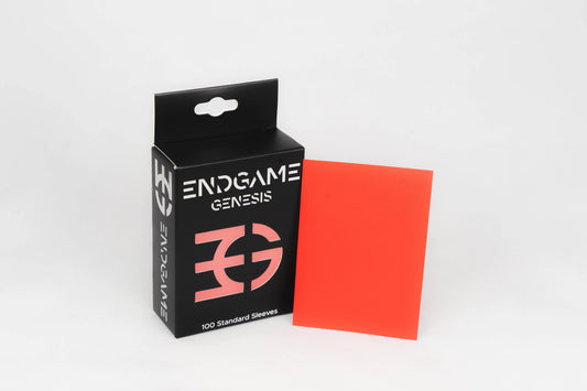 ENDGAME: GENESIS Standard Size Sleeves - Poppy Red