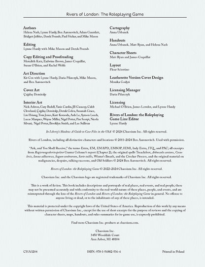 Rivers of London: In Liberty's Shadow - Hardcover