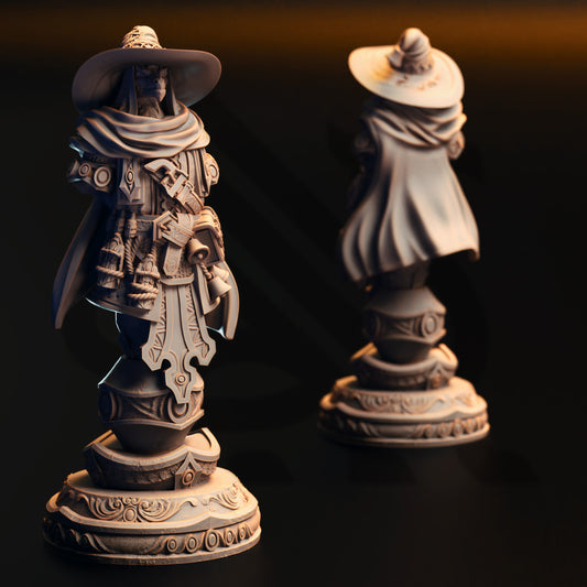 Ozmandi Starborn – Silver Dragonkin Sorcerer (Bust)
