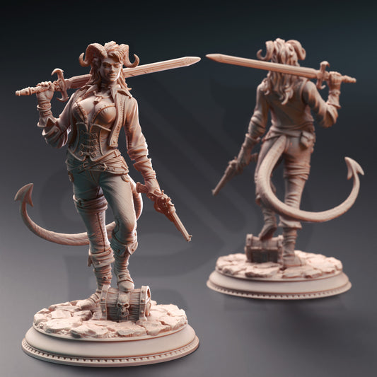 Syntheia the Daring – Tiefling Scoundrel