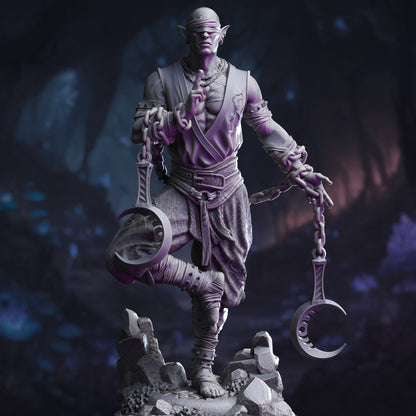 Uxas the Reborn – Drow Lunar Monk
