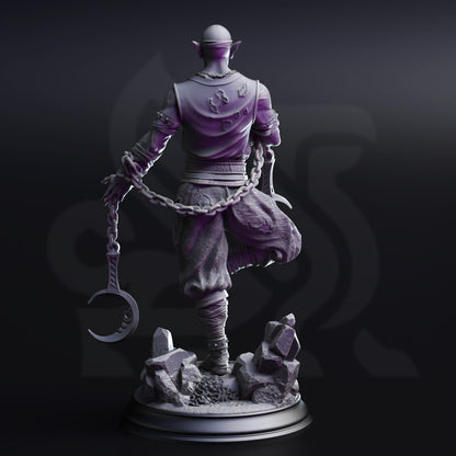 Uxas the Reborn – Drow Lunar Monk