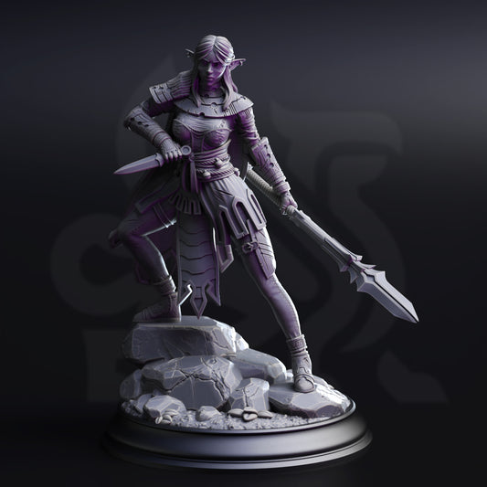 Vixa Indwynath – Drow Pathfinder of the Deep